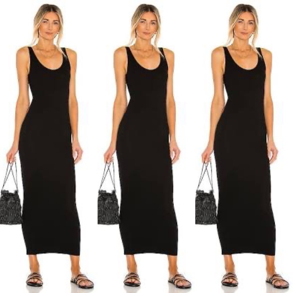 Enza Costa Silk Rib Tank Dress